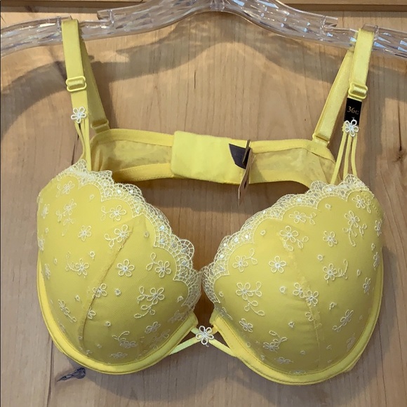 Yellow victoria secret bra Clearance